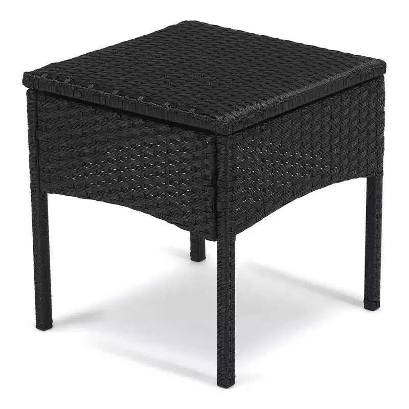 Probe Hues 3 Piece Rattan Seating Group with Cushions and Table