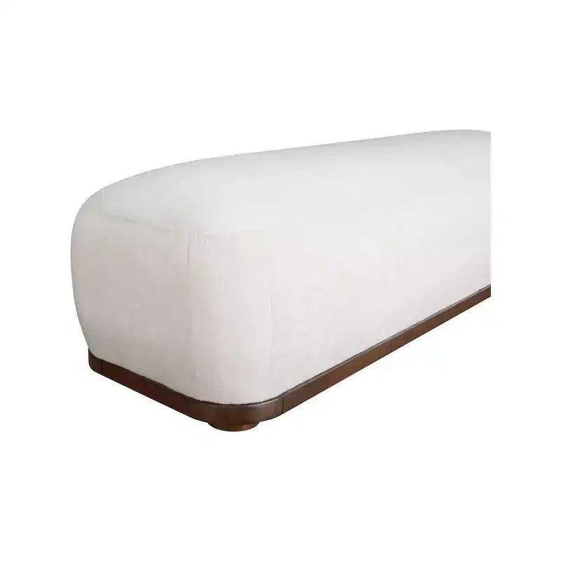 Meridian Furniture,Calum Chenille Fabric Bench