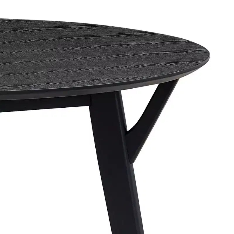 Table à manger ronde moderne Okak 42 Table de cuisine Table à manger en bois pour 4 personnes, pour salon appartement restaurant
