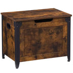 Wooden Storage Chest Bench,Leather Entryway Shoes Bench with Flip Top, Lift Top Storage Trunk with 2 Safety Hinges for Living Room
