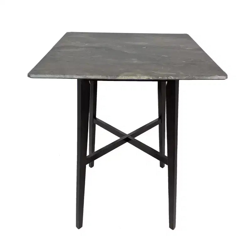 Okak Modern Dining Table with Rubberwood Legs Kitchen Table Bar Height Dining Table for Dining Room