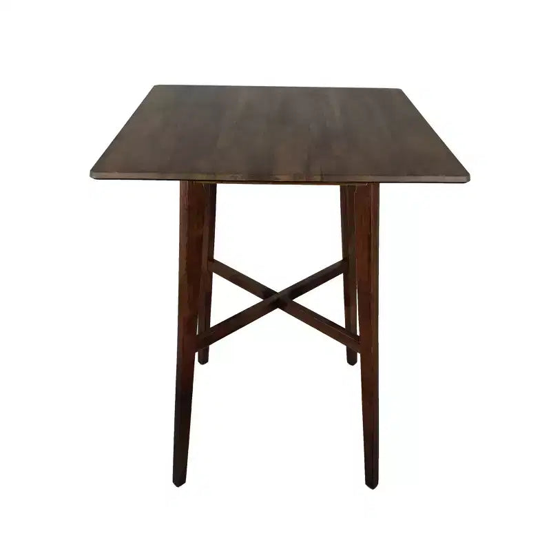 Okak Modern Dining Table with Rubberwood Legs Kitchen Table Bar Height Dining Table for Dining Room