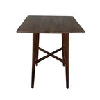 Okak Modern Dining Table with Rubberwood Legs Kitchen Table Bar Height Dining Table for Dining Room