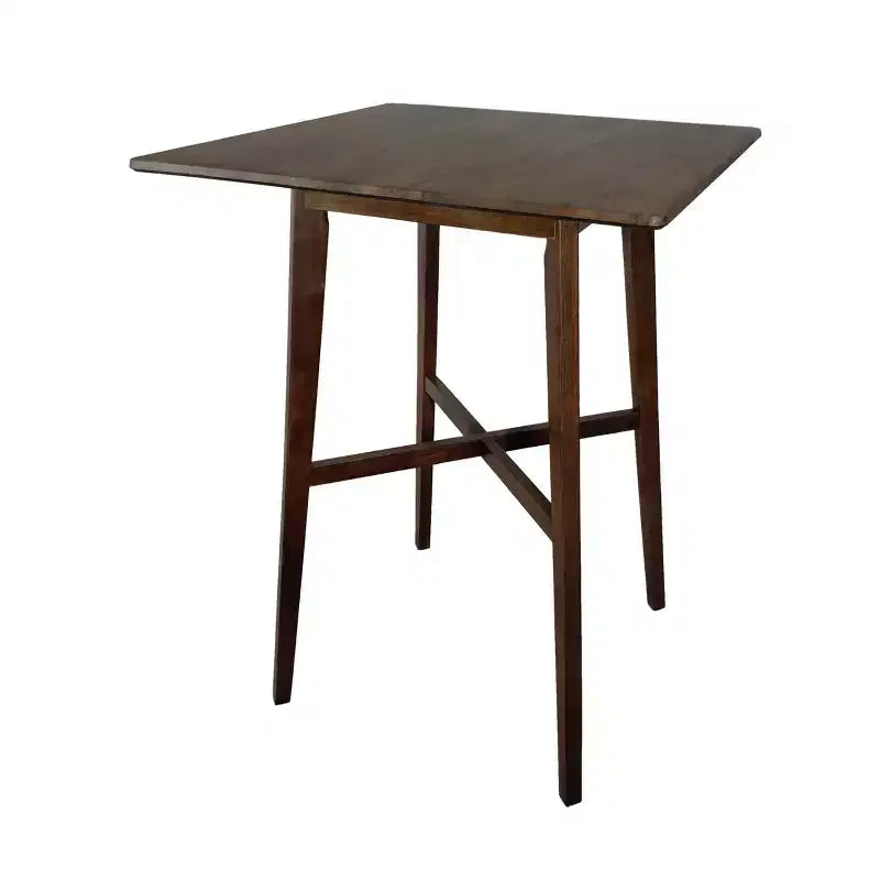 Okak Modern Dining Table with Rubberwood Legs Kitchen Table Bar Height Dining Table for Dining Room