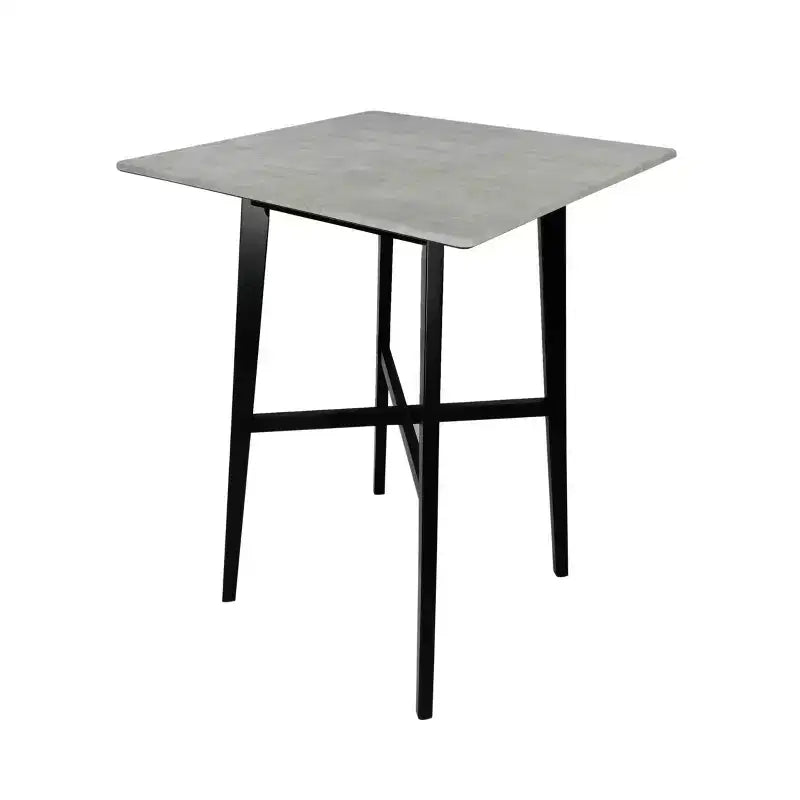Okak Modern Dining Table with Rubberwood Legs Kitchen Table Bar Height Dining Table for Dining Room