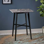 Okak Modern Dining Table with Rubberwood Legs Kitchen Table Bar Height Dining Table for Dining Room
