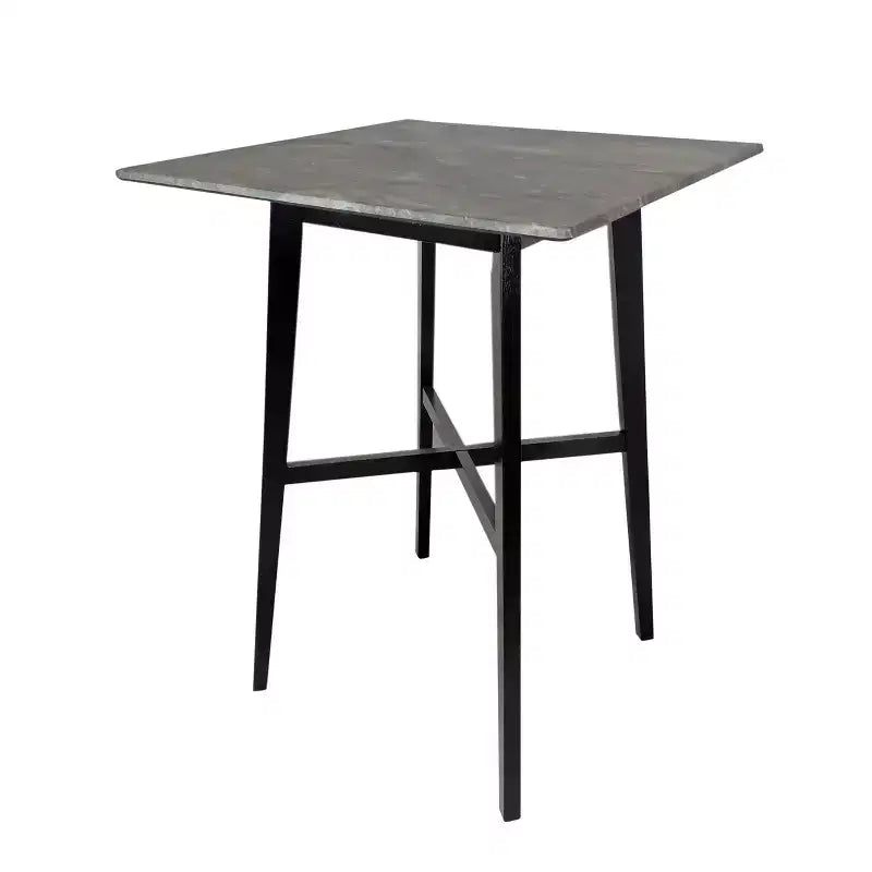 Okak Modern Dining Table with Rubberwood Legs Kitchen Table Bar Height Dining Table for Dining Room