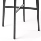 Okak Modern Dining Table with Rubberwood Legs Kitchen Table Bar Height Dining Table for Dining Room