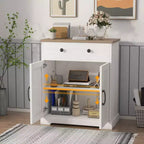 Kitchen Storage Cabinet,Modern Buffet Cabinet with Storage, Coffee Bar with 2 Drawers and 2 Doors,Floor Sideboard Buffet for Living Room, Dining Room