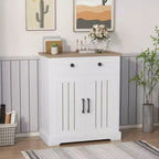 Kitchen Storage Cabinet,Modern Buffet Cabinet with Storage, Coffee Bar with 2 Drawers and 2 Doors,Floor Sideboard Buffet for Living Room, Dining Room
