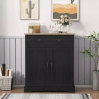 Kitchen Storage Cabinet,Modern Buffet Cabinet with Storage, Coffee Bar with 2 Drawers and 2 Doors,Floor Sideboard Buffet for Living Room, Dining Room