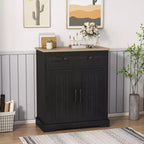 Kitchen Storage Cabinet,Modern Buffet Cabinet with Storage, Coffee Bar with 2 Drawers and 2 Doors,Floor Sideboard Buffet for Living Room, Dining Room