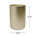 Table d'appoint ronde moderne en fer martelé Geyer de GDFStudio