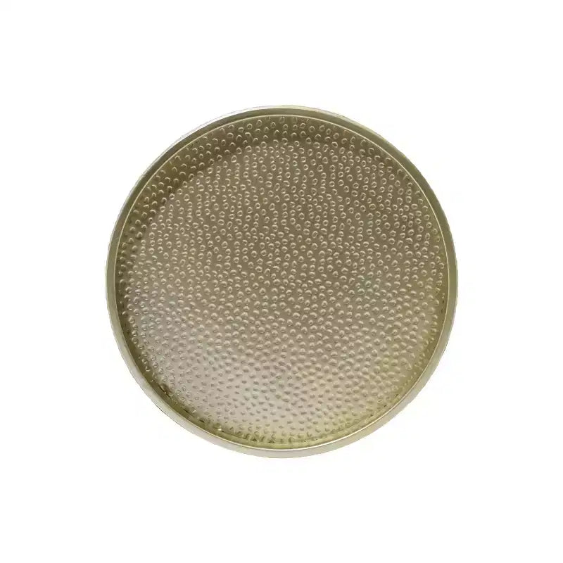 Table d'appoint ronde moderne en fer martelé Geyer de GDFStudio