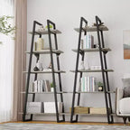 5 Tier Bookshelf, 71 Tall Industrial Large Bookcase Large Etagere Bookshelf, Freestanding Open Wide Book Shelf, Modern Book Case for Living Room