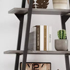 5 Tier Bookshelf, 71 Tall Industrial Large Bookcase Large Etagere Bookshelf, Freestanding Open Wide Book Shelf, Modern Book Case for Living Room