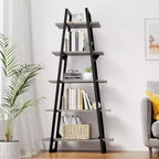5 Tier Bookshelf, 71 Tall Industrial Large Bookcase Large Etagere Bookshelf, Freestanding Open Wide Book Shelf, Modern Book Case for Living Room