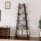 5 Tier Bookshelf, 71 Tall Industrial Large Bookcase Large Etagere Bookshelf, Freestanding Open Wide Book Shelf, Modern Book Case for Living Room