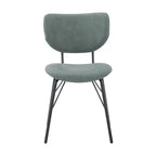 Jofran,Contemporary Modern Faux Leather Split-Back Upholstered Dining Chair (Set of 2)