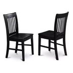 Ensemble petite table de cuisine - Table de cuisine ronde et 2 chaises