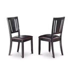 HomeStock Belmont Kitchen Nook Dining Set - Dining Table And Kitchen Chairs, Black