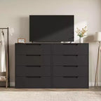 4 Dresser For Bedroom, 41.5 Tall Dresser, Freestanding Vertical Drawer Cabinet With Storage, Wooden Closet Storage Chest For Living Room