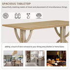 Ensemble de salle à manger de ferme pour 4 personnes, table de cuisine rectangulaire avec 4 chaises rembourrées et un banc