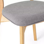 Ensemble de salle à manger 7 pièces Christopher Knight Home Chazz de style moderne du milieu du siècle en tissu rembourré