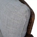 Courtyard Casual Costa Mesa 5 pc Sofa & Coffee Table Set - Brown One Sofa, Two Club Chairs, One End Table, & Coffee Table