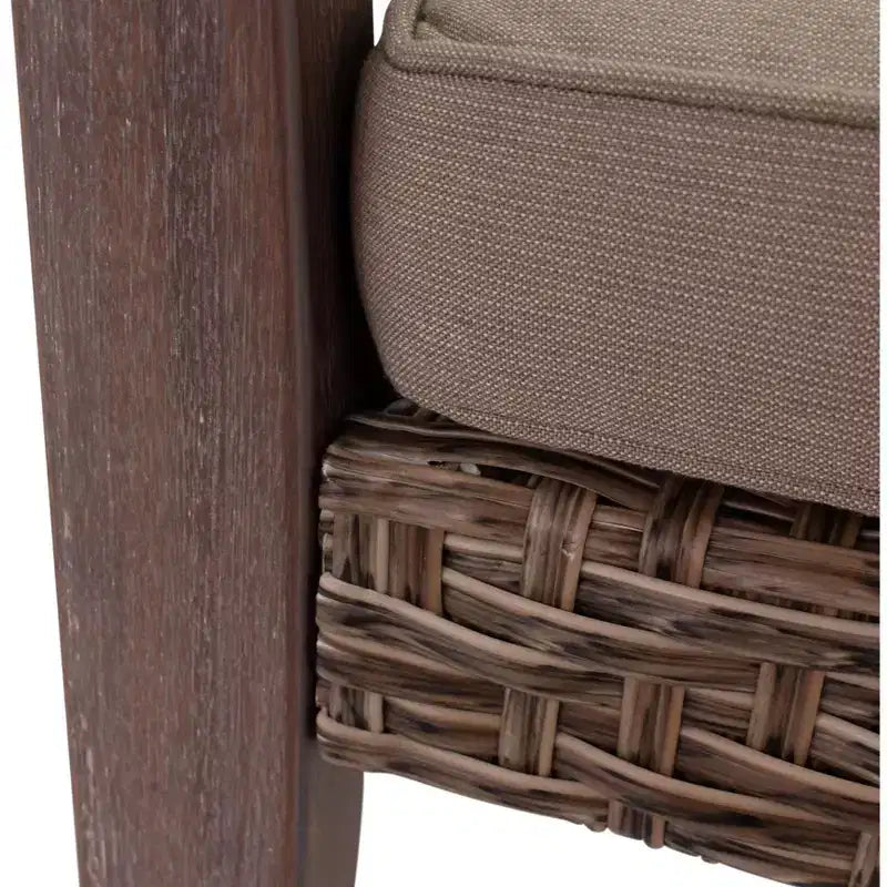 Courtyard Casual Bridgeport II 4 pc Loveseat Group Includes: One Loveseat, One Coffee Table and Two Club Chairs
