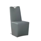 Chintaly Imports, chaise d'appoint contemporaine rembourrée à dossier-poignée