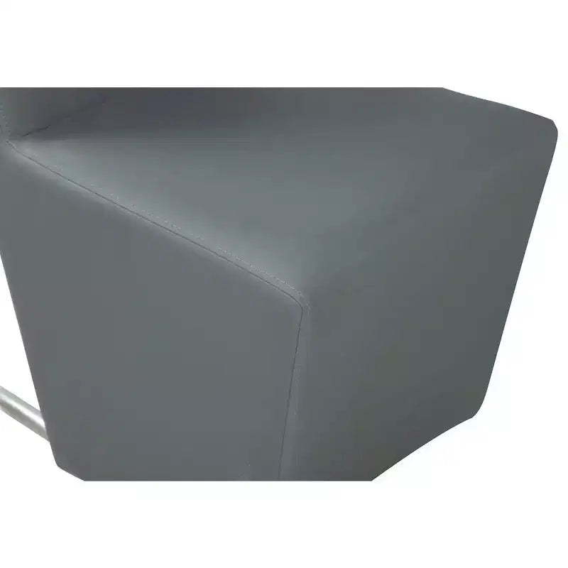 Chintaly Imports, chaise d'appoint contemporaine rembourrée à dossier-poignée