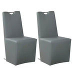 Chintaly Imports, chaise d'appoint contemporaine rembourrée à dossier-poignée