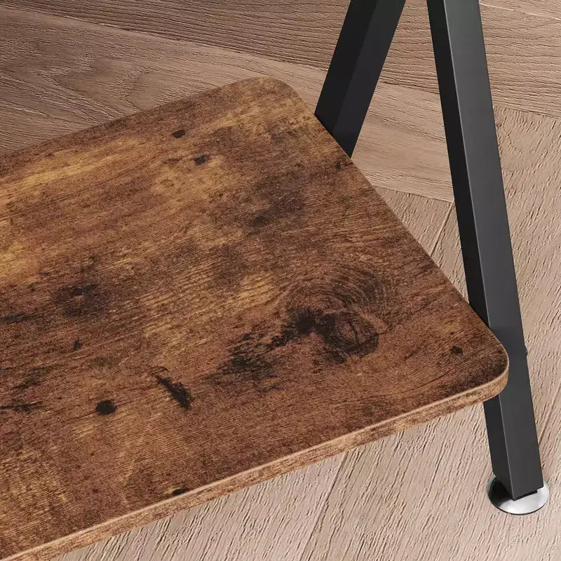 Sofa Tables Narrow Long Behind Couch Table, 2-Tier Industrial Entryway Table, Living Room Console Table, Metal Shelf, for Living Room, Foyer, Hallway