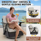 EAGLE PEAK Urban Slate 7 Piece Modern Outdoor Patio Furniture Set, Couch, Patio Chairs, Coffee Table, and Side Table
