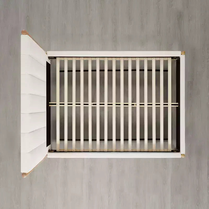 Cadre de lit plateforme en bois entièrement rembourré Spruce & Spring