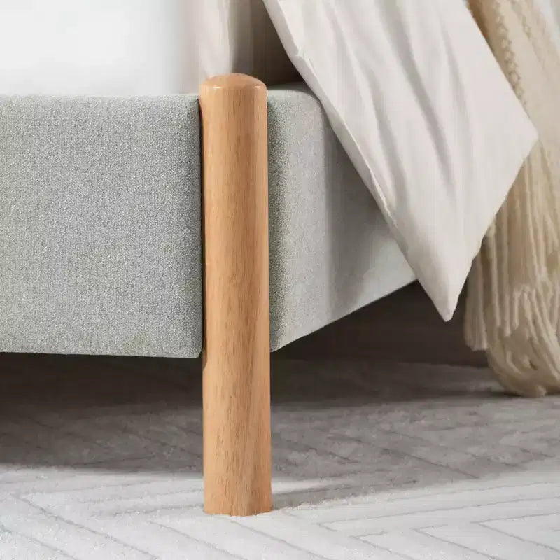Cadre de lit plateforme en bois entièrement rembourré Spruce & Spring