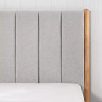 Cadre de lit plateforme en bois entièrement rembourré Spruce & Spring