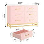 Wood Dressers Chest of Drawer Dressers Organizer TV Stand Dresser and Storage Cabinet, Dresser with drawers for Bedroom