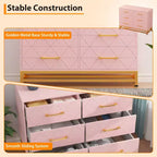 Wood Dressers Chest of Drawer Dressers Organizer TV Stand Dresser and Storage Cabinet, Dresser with drawers for Bedroom