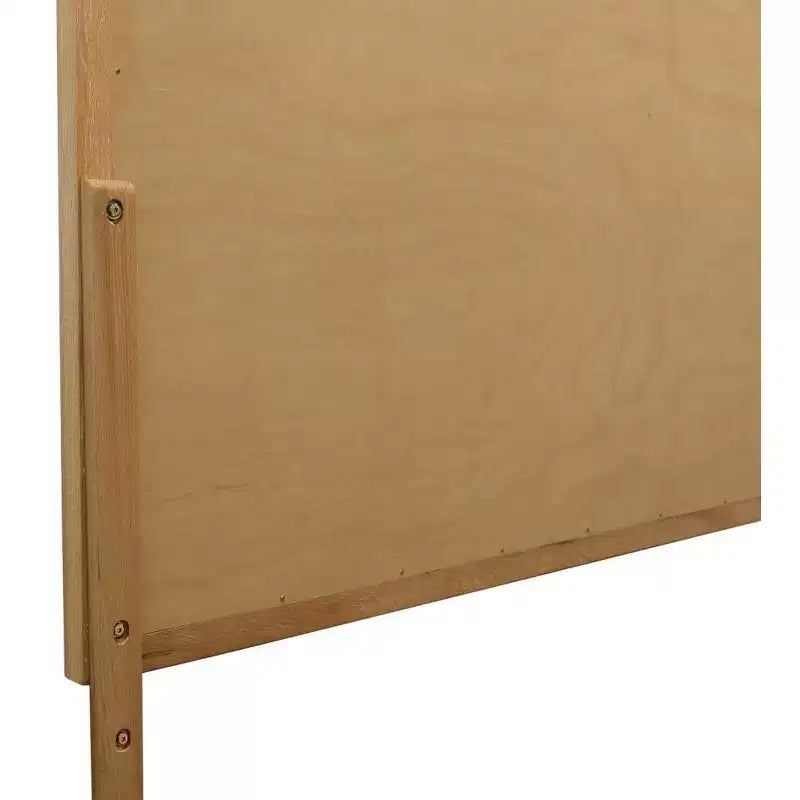 Miroir d'appoint mural encadré en bois massif naturel HomeRoots 40