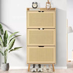 Shoe Storage Cabinet with Drawers - Ventilated & Odor-Resistant Organizer for 15-20 Pairs of Shoes Anti-Tip