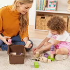 Meuble de rangement mobile ECR4Kids à 12 casiers et 15 bacs Scoop Front, 3x4, mobilier pour enfants