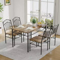 COZONY 5-Piece Dining Table Set for 4  Modern Kitchen & Dining Room Table with Chairs for Small Spaces