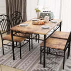 COZONY 5-Piece Dining Table Set for 4  Modern Kitchen & Dining Room Table with Chairs for Small Spaces