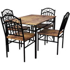 COZONY 5-Piece Dining Table Set for 4  Modern Kitchen & Dining Room Table with Chairs for Small Spaces