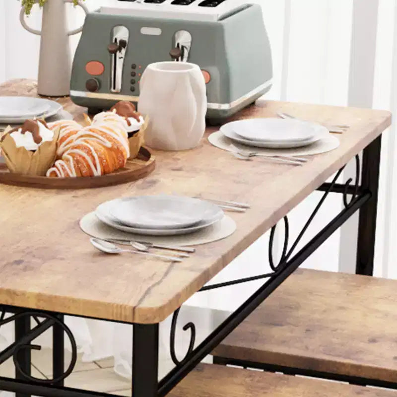 COZONY 5-Piece Dining Table Set for 4  Modern Kitchen & Dining Room Table with Chairs for Small Spaces