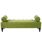 Christopher Knight Home Mirelle Modern Velvet Upholstered Tufted Bench with 2 Detachable Pillows