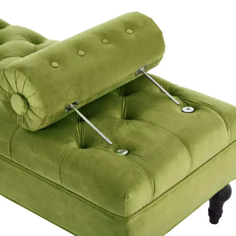 Christopher Knight Home Mirelle Modern Velvet Upholstered Tufted Bench with 2 Detachable Pillows