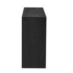 Luxystar Buffet de cuisine moderne 60" avec étagère ouverte et tiroirs, noir